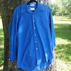Van Heusen Wrinkle Free Button-Down Large 16 32/33